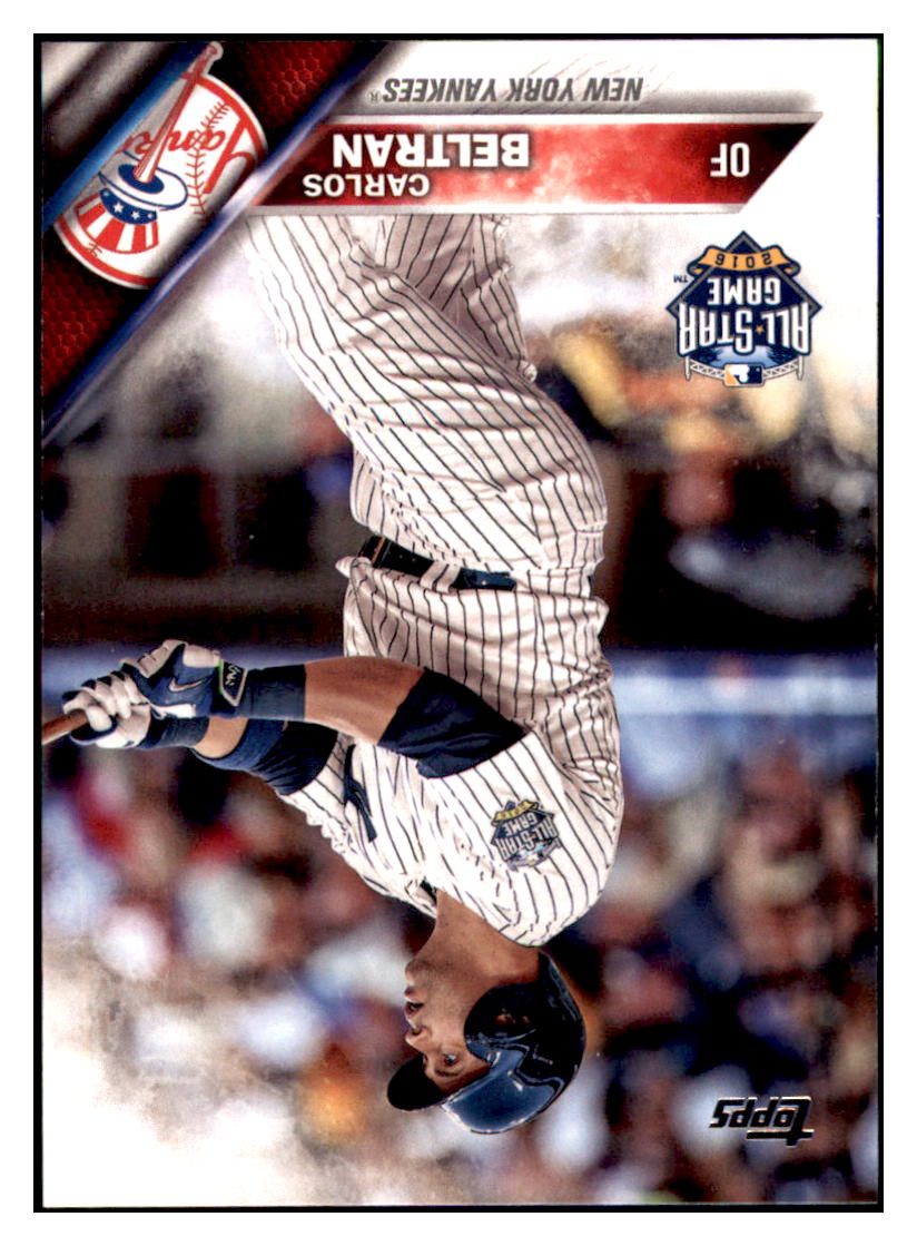 2016 Topps Update Carlos Beltran ASG New York Yankees #US234 Baseball card MATV2 simple Xclusive Collectibles