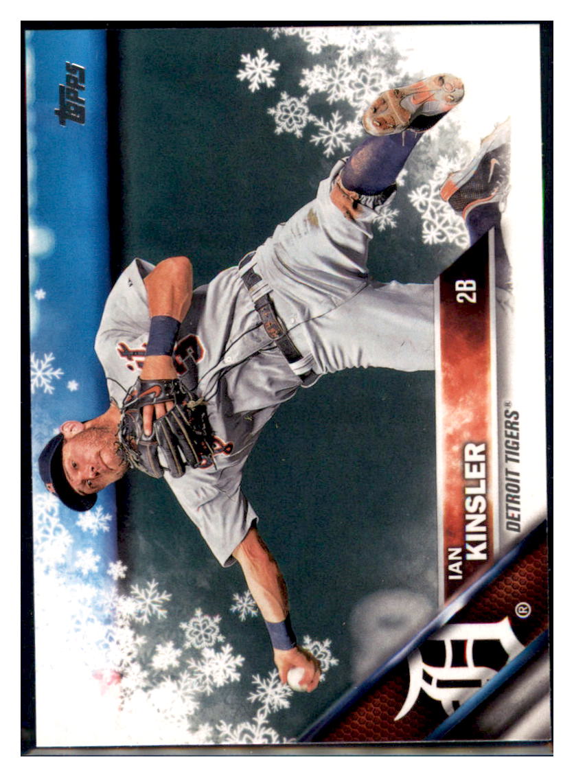 2016 Topps Holiday Ian Kinsler Detroit Tigers #HMW170 Baseball card MATV2 simple Xclusive Collectibles