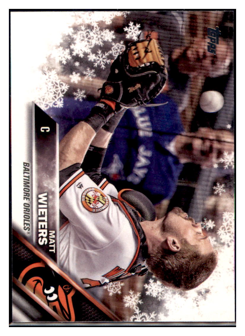 2016 Topps Holiday Matt Wieters Baltimore Orioles #HMW70 Baseball card MATV2_1a simple Xclusive Collectibles