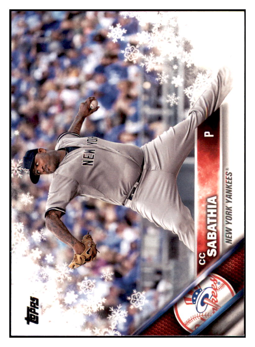 2016 Topps Holiday CC Sabathia  New York Yankees #HMW5 Baseball card   MATV2_1a simple Xclusive Collectibles