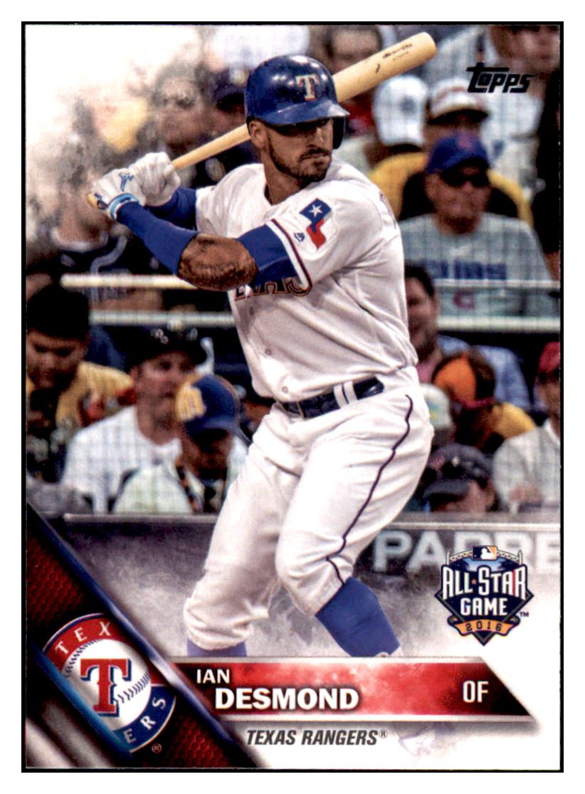 2016 Topps Update Ian Desmond ASG Texas Rangers #US23 Baseball card   MATV2 simple Xclusive Collectibles