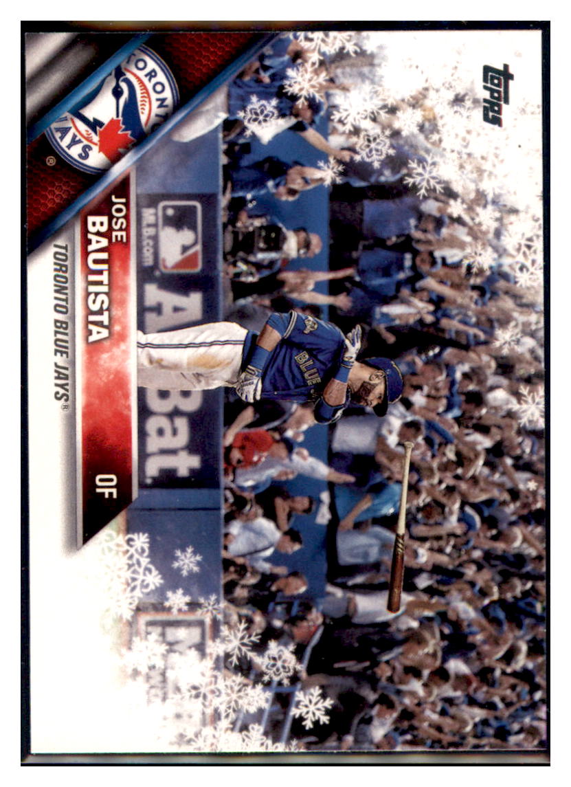2016 Topps Holiday Jose Bautista Toronto Blue Jays #HMW127 Baseball
card MATV2 simple Xclusive Collectibles