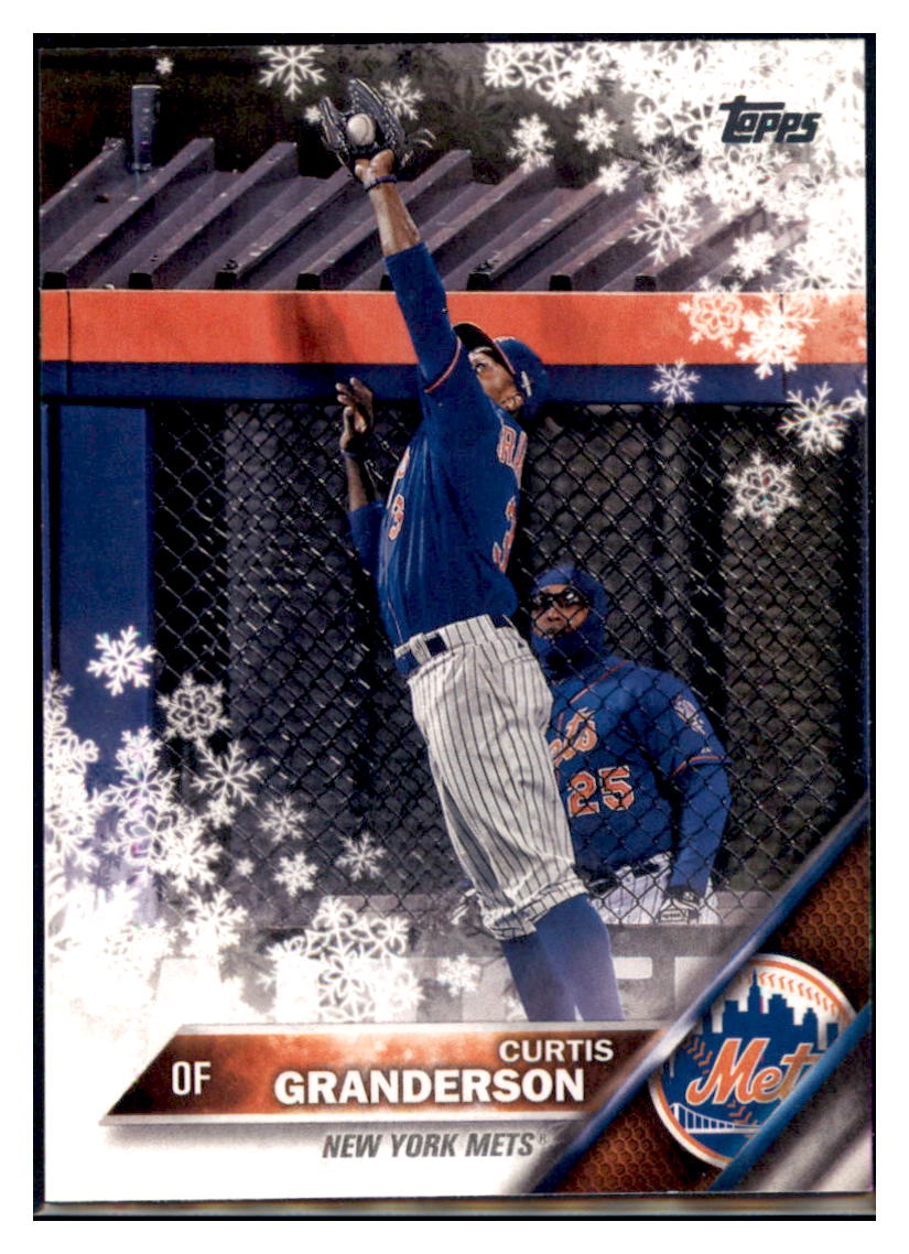 2016 Topps Holiday Curtis Granderson  New York Mets #HMW44 Baseball card   MATV2_1b simple Xclusive Collectibles
