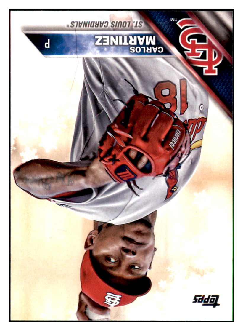 2016 Topps Carlos Martinez  St. Louis Cardinals #678 Baseball card   MATV2 simple Xclusive Collectibles