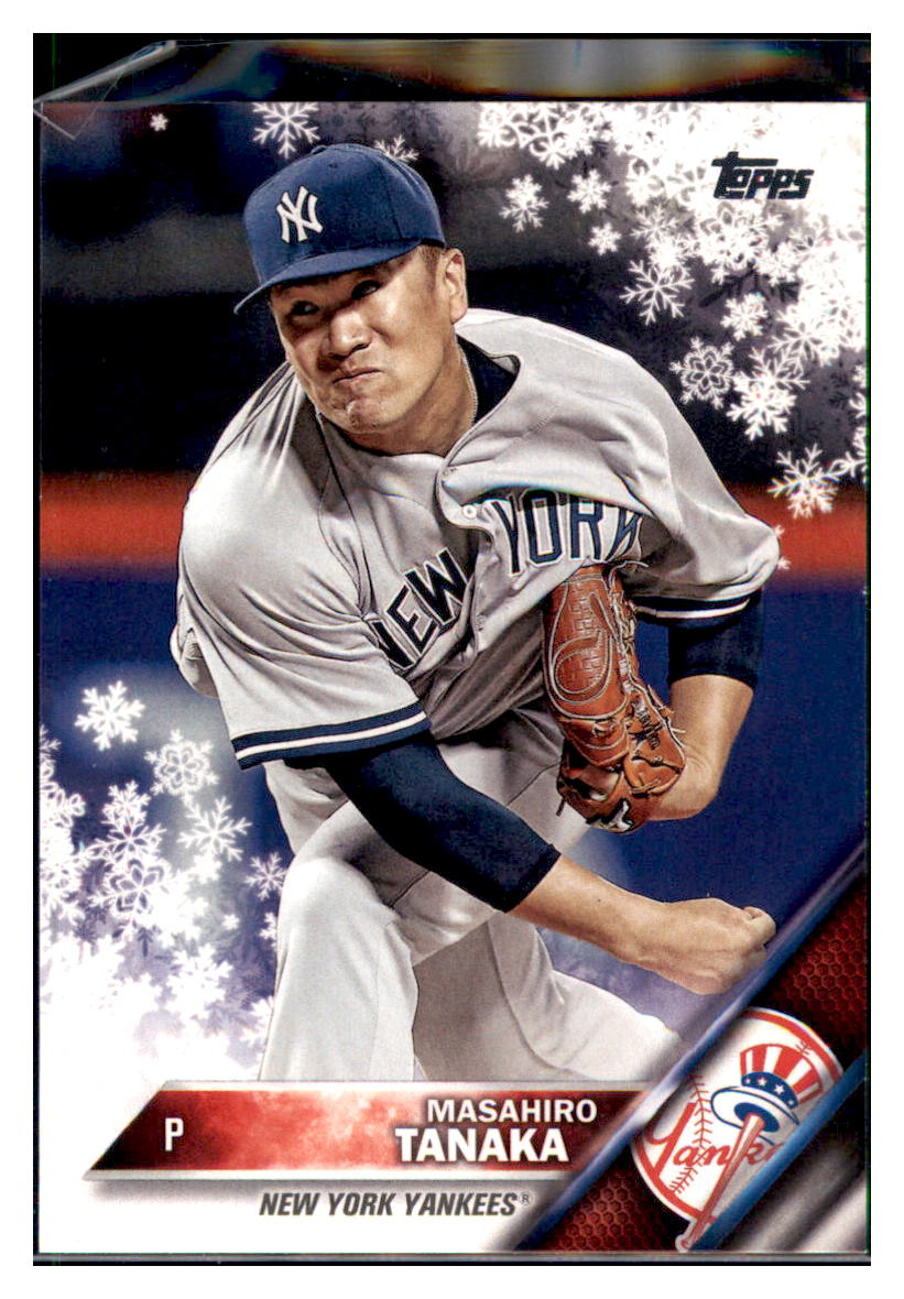 2016 Topps Holiday Masahiro Tanaka  New York Yankees #HMW43 Baseball card   MATV2 simple Xclusive Collectibles