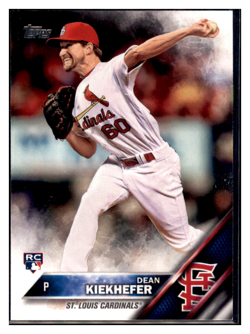 2016 Topps Update Dean Kiekhefer  St. Louis Cardinals #US2 Baseball card   MATV2_1b simple Xclusive Collectibles
