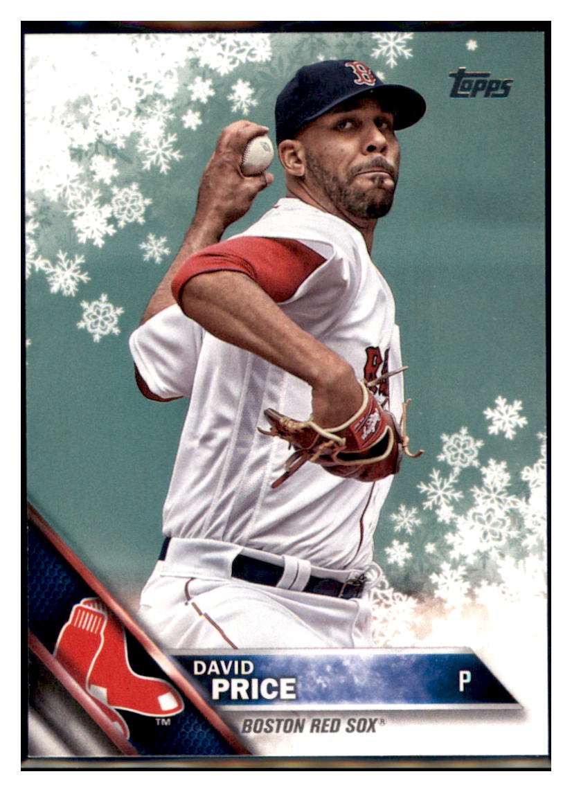 2016 Topps Holiday David Price  Boston Red Sox #HMW56 Baseball card   MATV2_1c simple Xclusive Collectibles