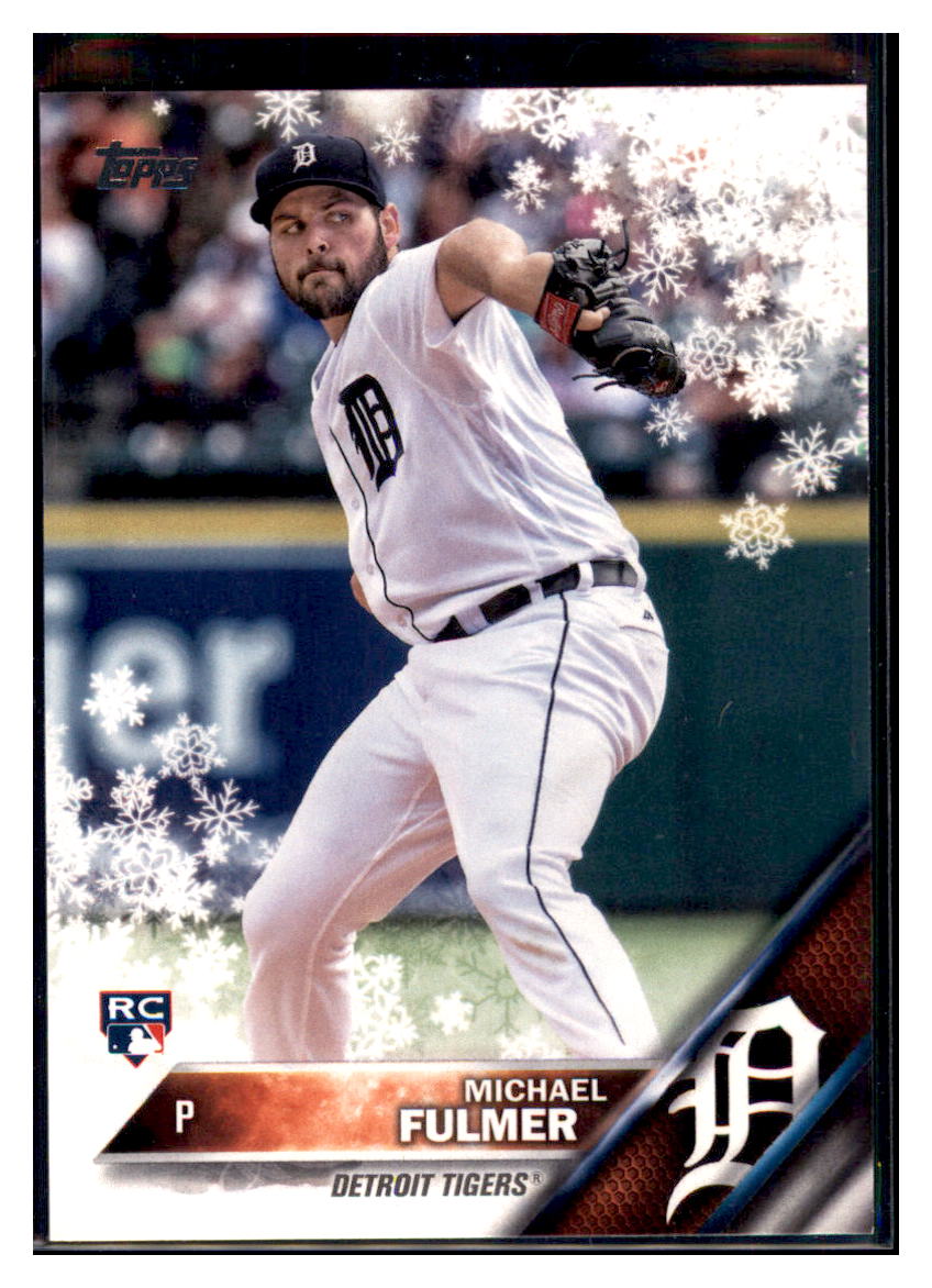 2016 Topps Holiday Michael Fulmer Detroit Tigers #HMW34 Baseball card MATV2 simple Xclusive Collectibles