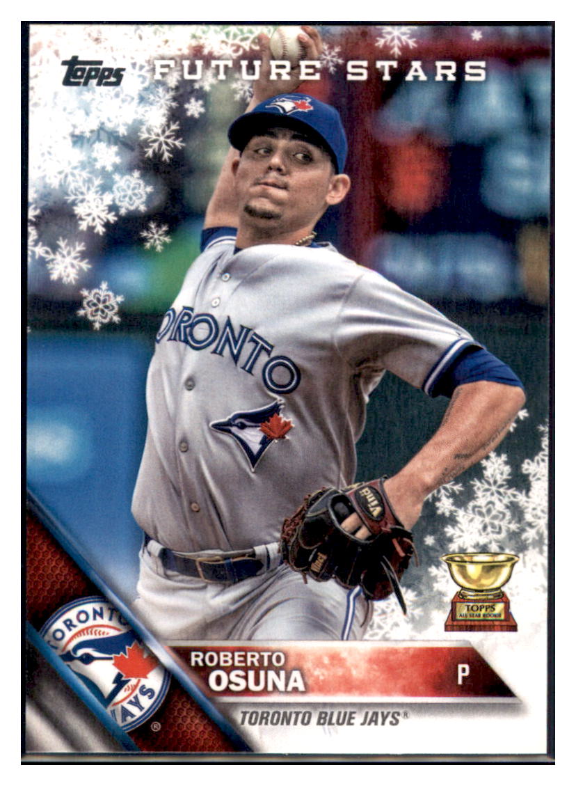 2016 Topps Holiday Roberto Osuna Toronto Blue Jays #HMW166 Baseball
card MATV2_1a simple Xclusive Collectibles
