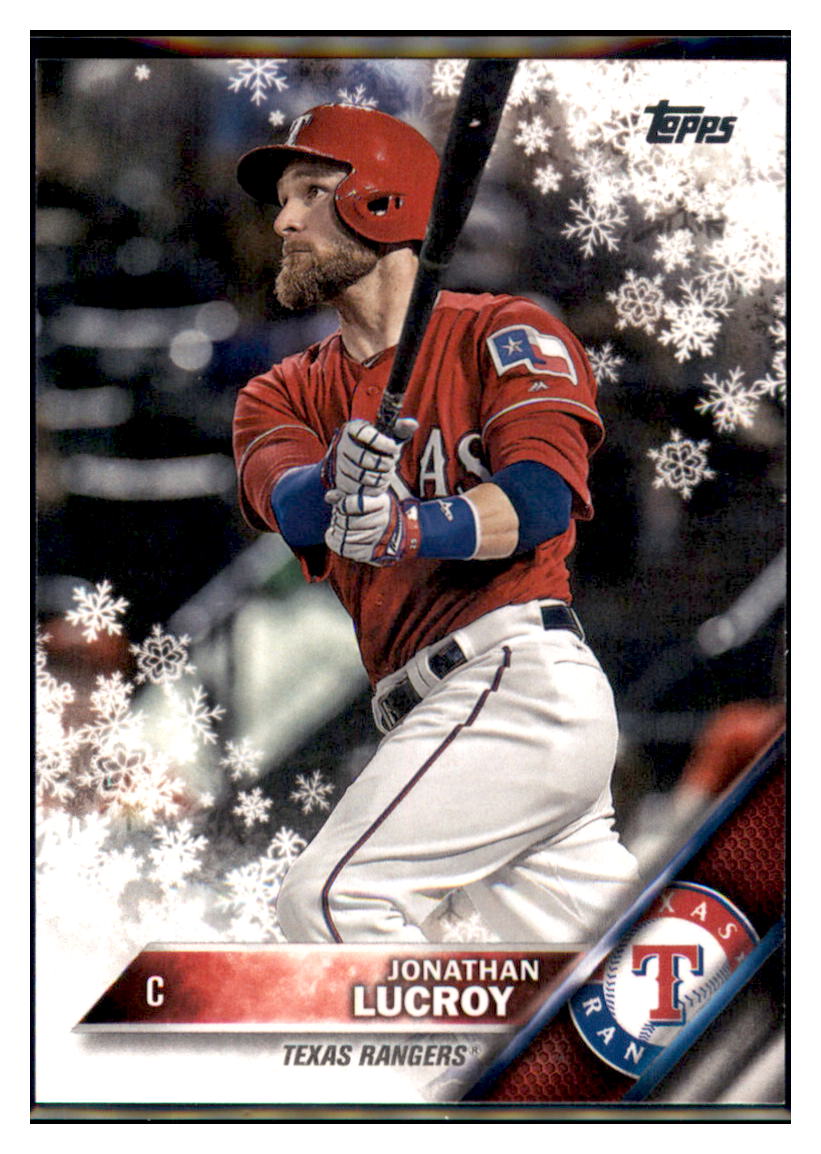 2016 Topps Holiday Jonathan Lucroy  Texas Rangers #HMW30 Baseball card   MATV2_1a simple Xclusive Collectibles