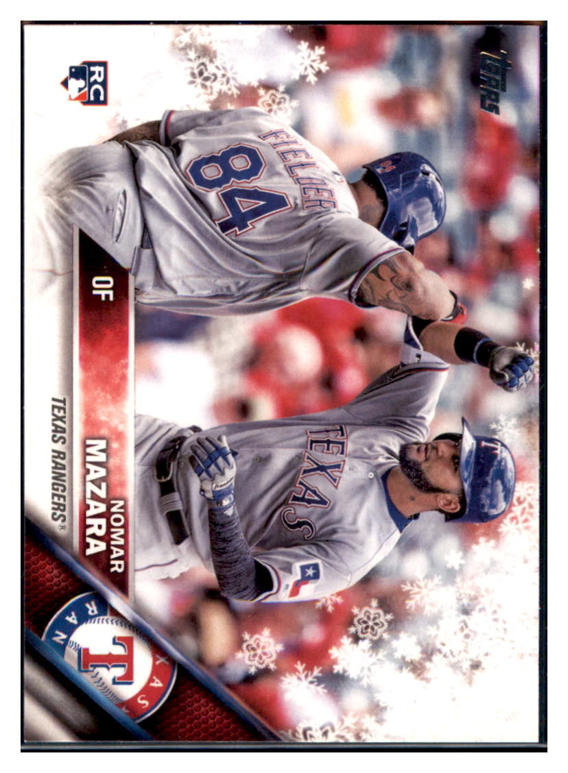 2016 Topps Update Nomar Mazara Texas Rangers #US158 Baseball card MATV2 simple Xclusive Collectibles