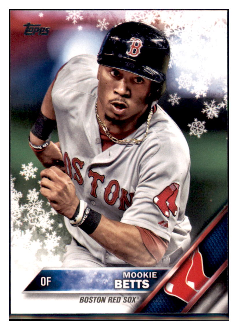2016 Topps Mookie Betts Boston Red Sox #84 Baseball card MATV2 simple Xclusive Collectibles