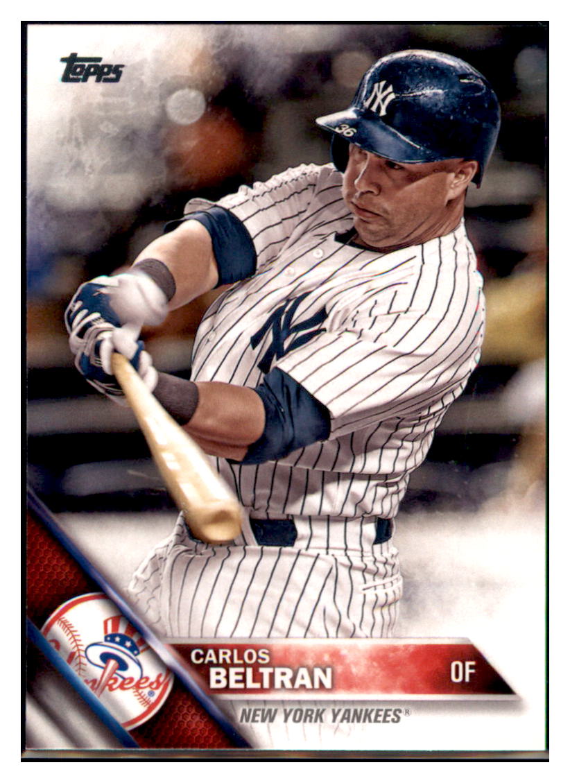 2016 Topps Carlos Beltran  New York Yankees #567 Baseball card   MATV2 simple Xclusive Collectibles