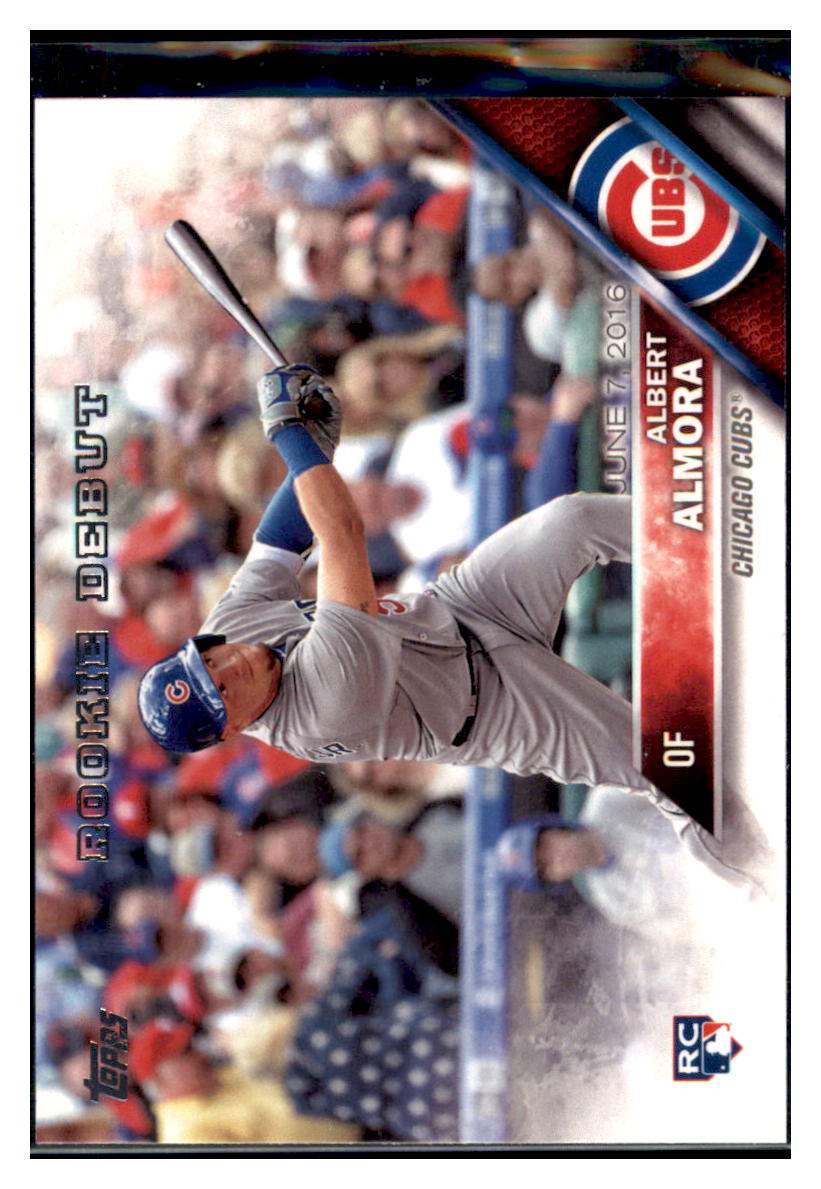 2016 Topps Update Albert Almora Chicago Cubs #US139 Baseball card MATV2 simple Xclusive Collectibles