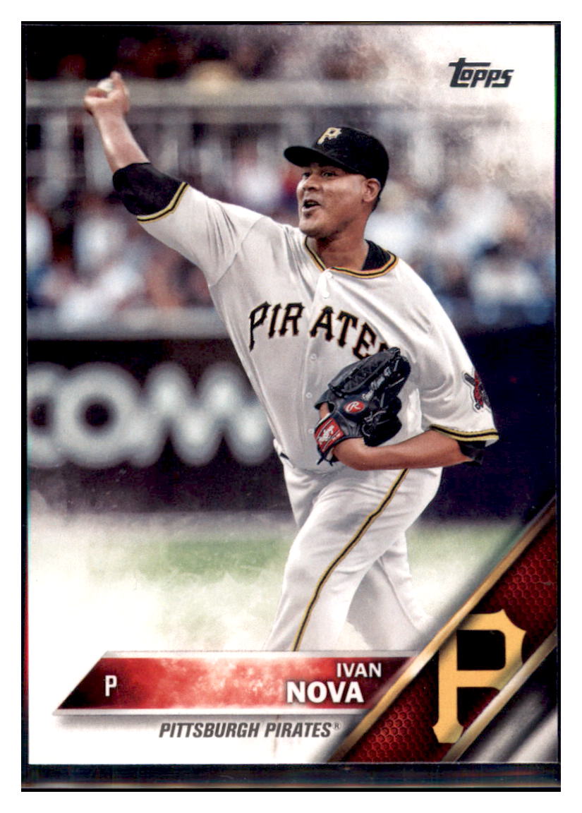 2016 Topps Update Ivan Nova  Pittsburgh Pirates #US49 Baseball card   MATV2 simple Xclusive Collectibles