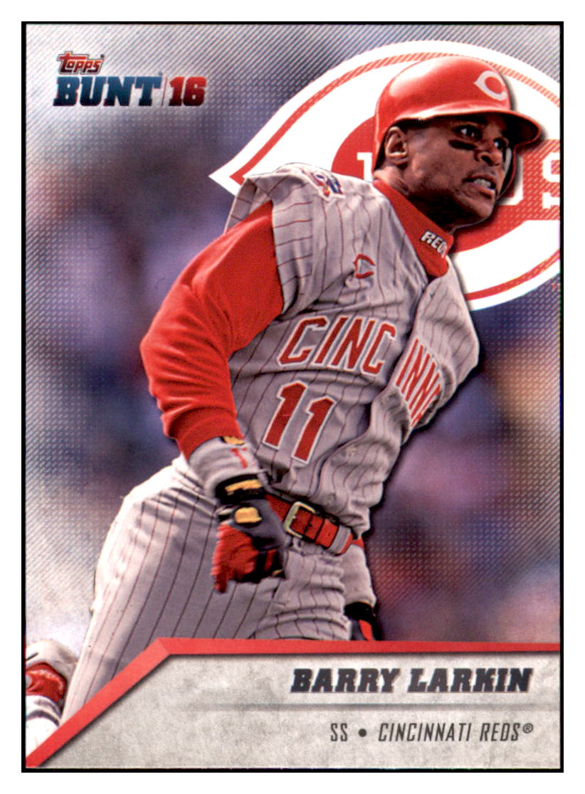 2016 Topps Bunt Barry Larkin Cincinnati Reds #174 Baseball card MATV2 simple Xclusive Collectibles