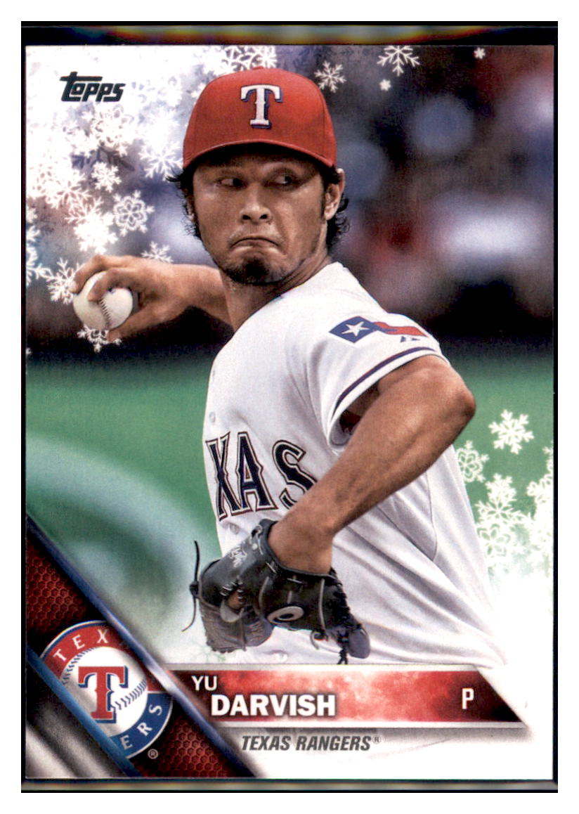 2016 Topps Chrome Yu Darvish  Texas Rangers #20 Baseball card   MATV2_1a simple Xclusive Collectibles