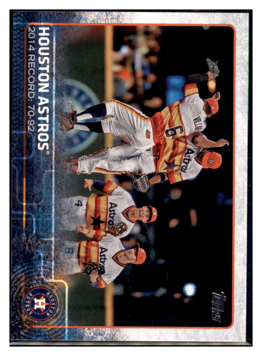 2015 Topps Houston Astros Team Card SN99 #496 Baseball card MATV2 simple Xclusive Collectibles