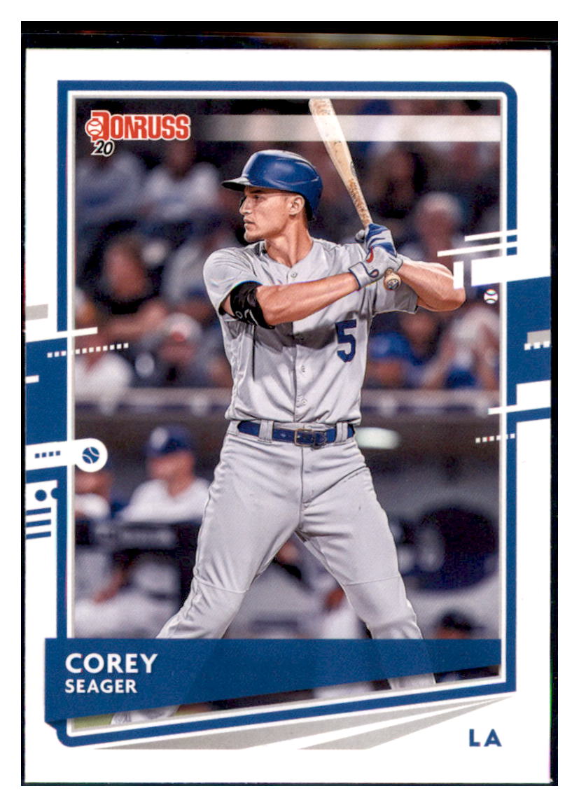 2020 Donruss Corey Seager  Los Angeles Dodgers #106 Baseball card   MATV2 simple Xclusive Collectibles   