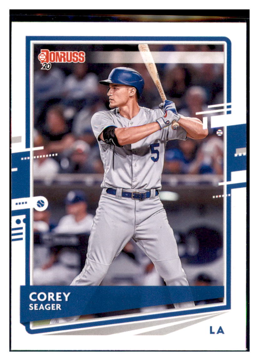 2020 Donruss Corey Seager Los Angeles Dodgers #106 Baseball card MATV2 simple Xclusive Collectibles