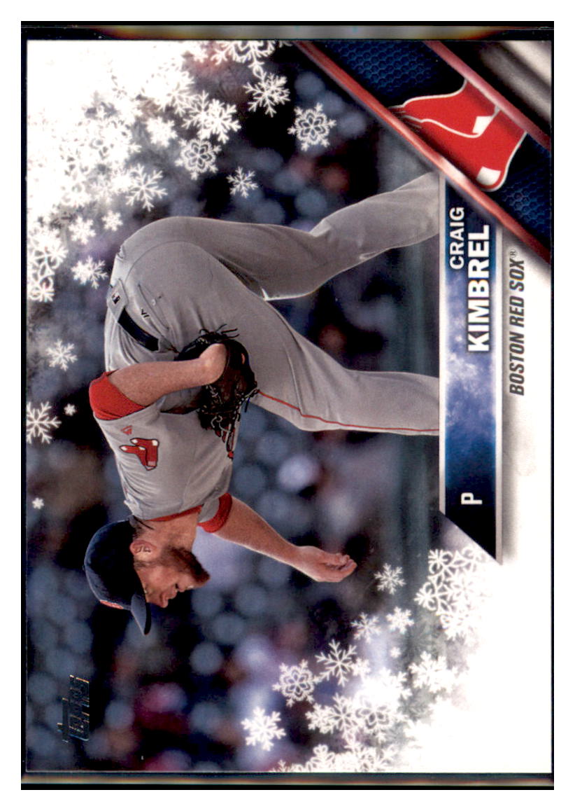 2016 Topps Holiday Craig Kimbrel  Boston Red Sox #HMW167 Baseball card   MATV2_1b simple Xclusive Collectibles