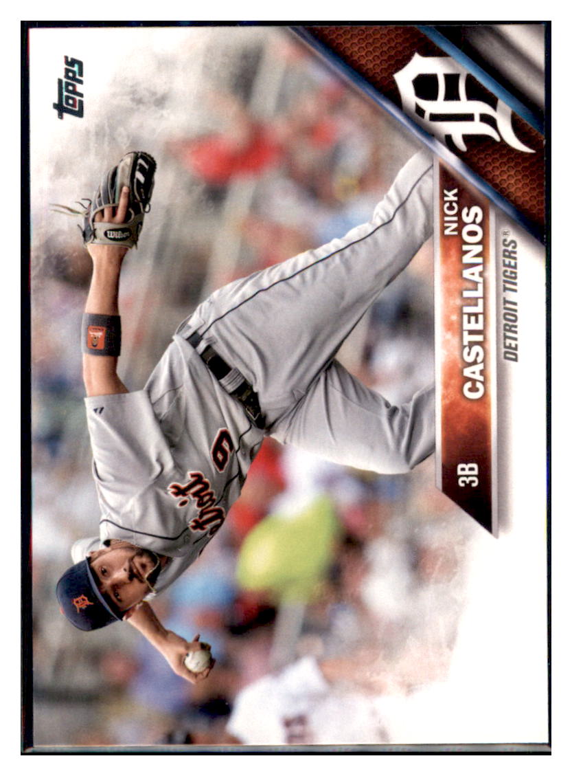 2016 Topps Nick Castellanos Detroit Tigers #253 Baseball card MATV2_1a simple Xclusive Collectibles