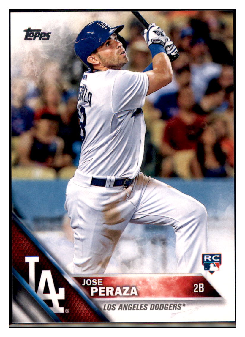 2016 Topps Jose Peraza Los Angeles Dodgers #179 Baseball card MATV2 simple Xclusive Collectibles
