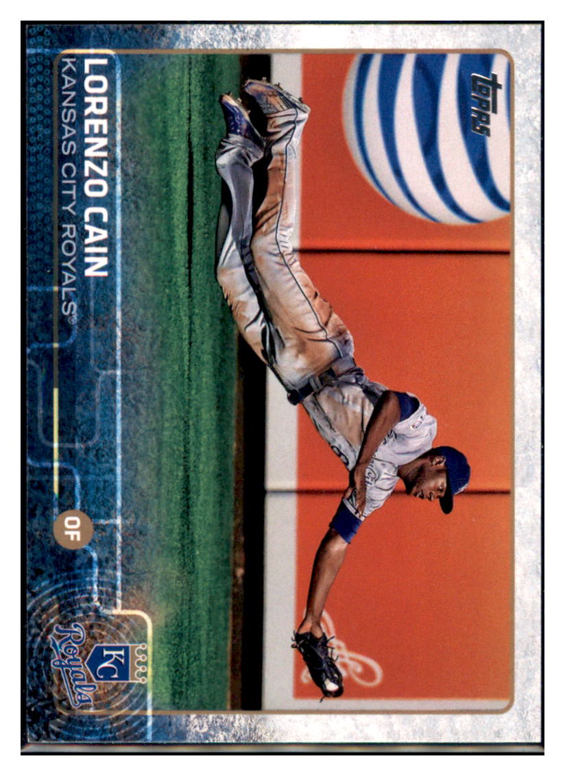 2015 Topps Lorenzo Cain  Kansas City Royals #516 Baseball card   MATV2 simple Xclusive Collectibles