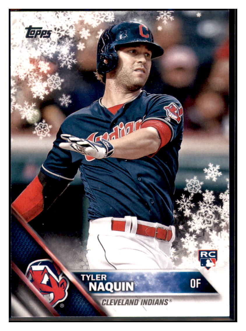 2016 Topps Holiday Tyler Naquin  Cleveland Indians #HMW131 Baseball
  card   MATV2 simple Xclusive Collectibles