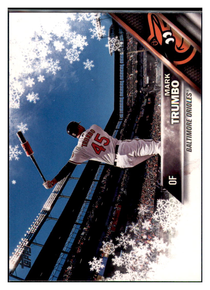 2016 Topps Update Mark Trumbo Baltimore Orioles #US196 Baseball card MATV2 simple Xclusive Collectibles
