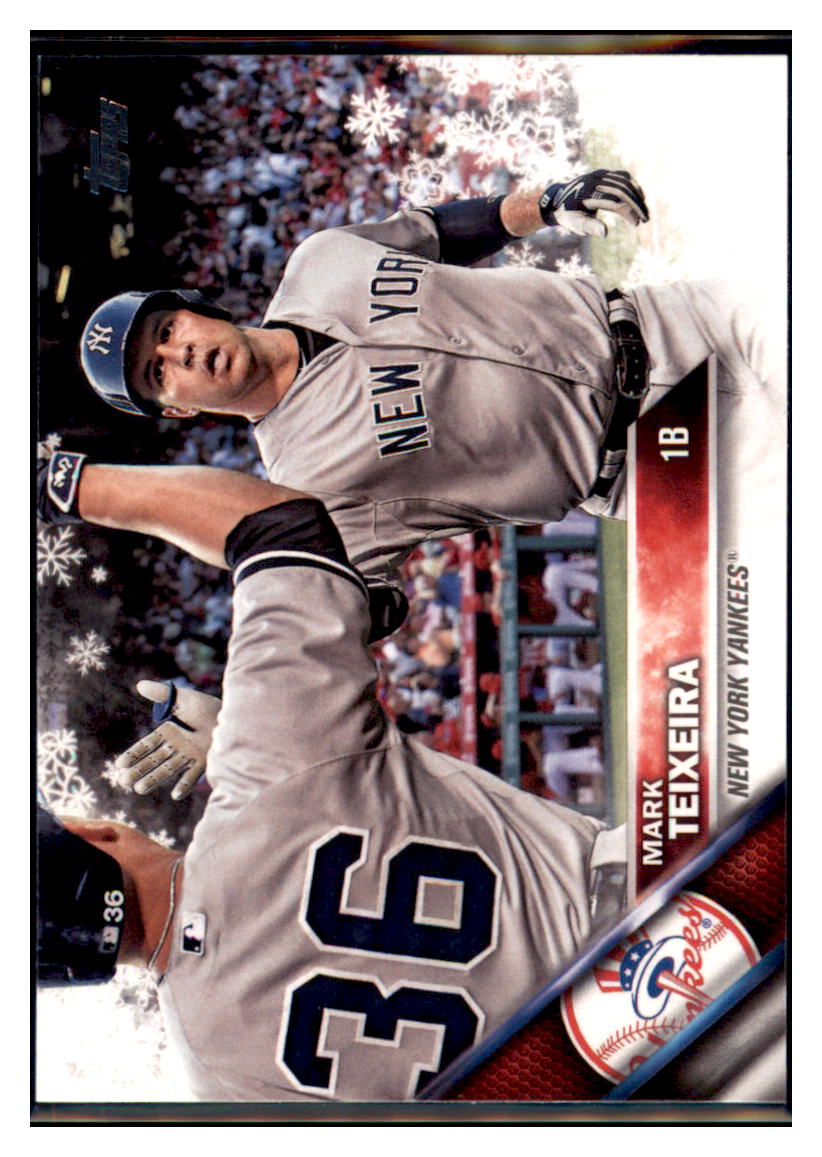 2016 Topps Mark Teixeira New York Yankees #204 Baseball card MATV2 simple Xclusive Collectibles