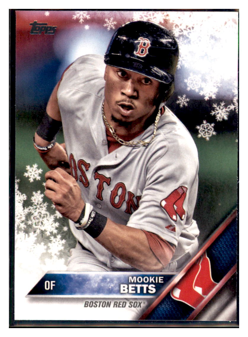 2016 Topps Mookie Betts  Boston Red Sox #84 Baseball card   MATV2_1a simple Xclusive Collectibles
