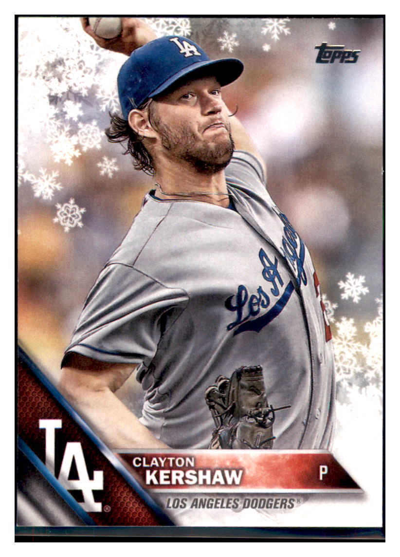2016 Topps Clayton Kershaw Los Angeles Dodgers #150 Baseball card MATV2_1a simple Xclusive Collectibles