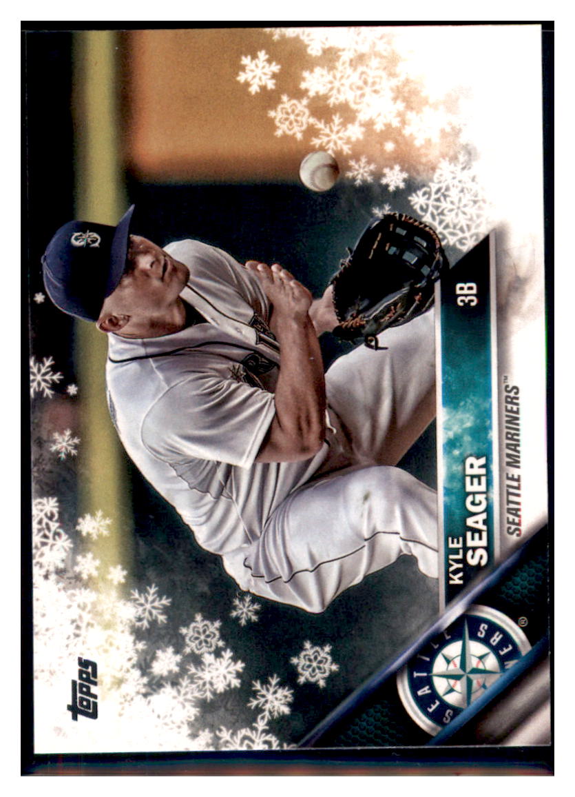 2016 Topps Holiday Kyle Seager  Seattle Mariners #HMW194 Baseball card   MATV2 simple Xclusive Collectibles