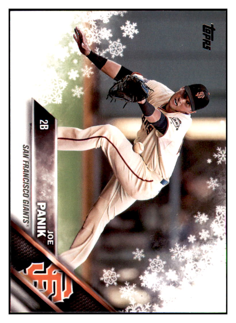 2016 Topps Holiday Joe Panik San Francisco Giants #HMW19 Baseball
card MATV2 simple Xclusive Collectibles