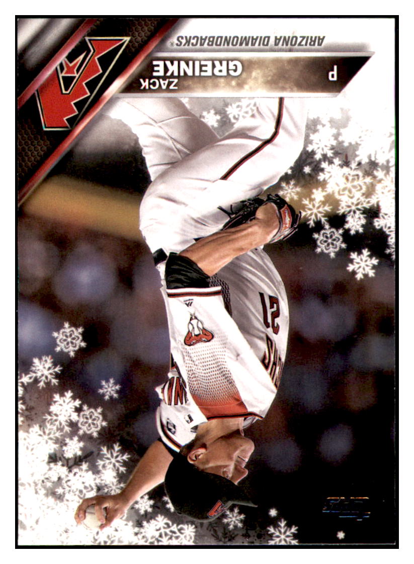 2016 Topps Update Zack Greinke Arizona Diamondbacks #US230 Baseball
card MATV2 simple Xclusive Collectibles