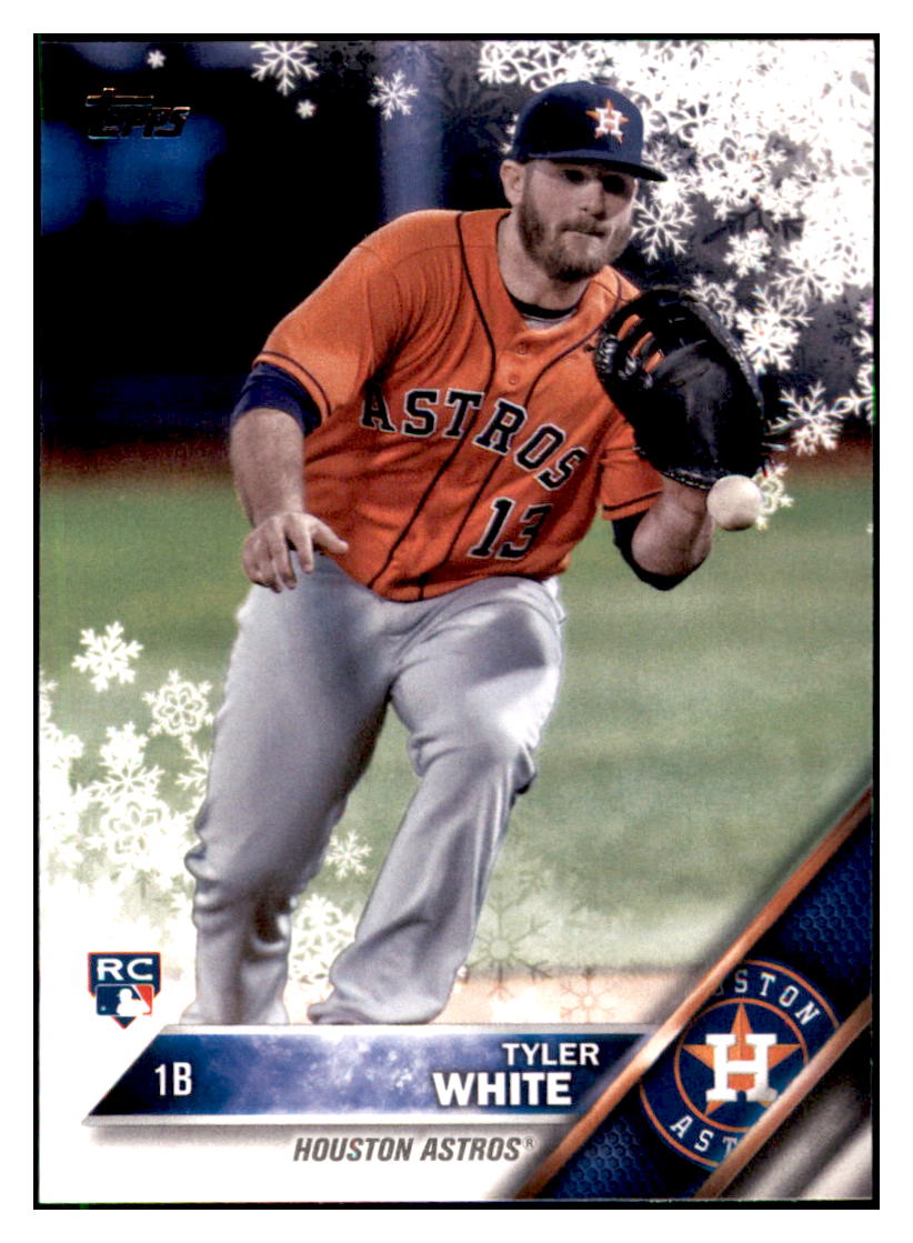 2016 Topps Holiday Tyler White Houston Astros #HMW46 Baseball card MATV2_1a simple Xclusive Collectibles