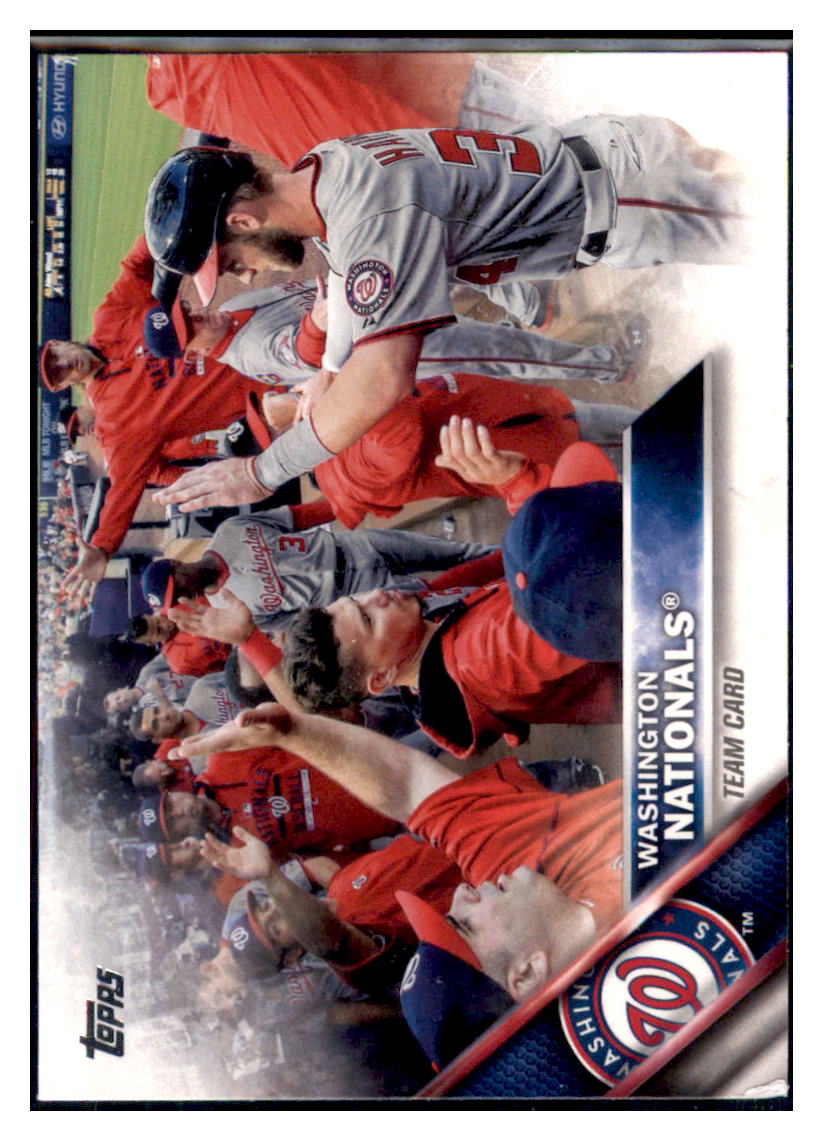 2016 Topps Washington Nationals SN2016,
TC Washington Nationals #318 Baseball
card MATV2 simple Xclusive Collectibles