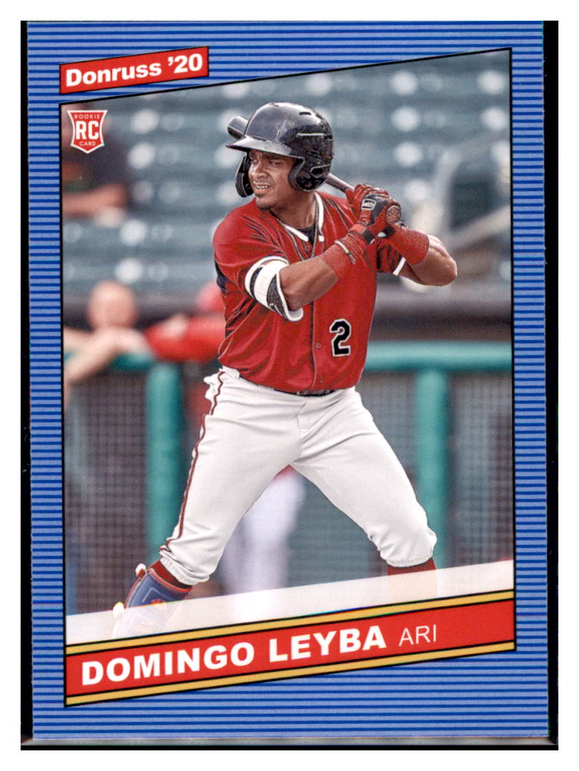 2020 Donruss Domingo Leyba  Arizona Diamondbacks #255 Baseball
  card   MATV2 simple Xclusive Collectibles