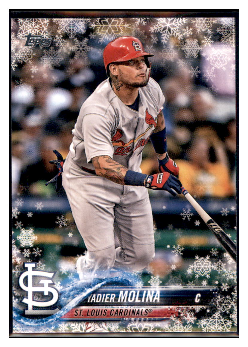 2018 Topps Holiday Yadier Molina St. Louis Cardinals #HMW91 Baseball
card MATV2 simple Xclusive Collectibles