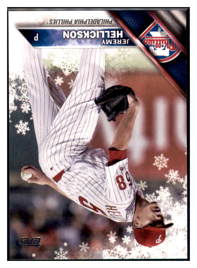 2016 Topps Holiday Jeremy Hellickson  Philadelphia Phillies #HMW151 Baseball
  card   MATV2_1b simple Xclusive Collectibles