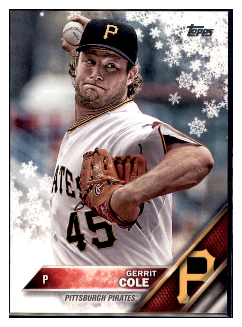 2016 Topps Pittsburgh Pirates Gerrit
  Cole  Pittsburgh Pirates #PPI-9
  Baseball card   MATV2 simple Xclusive Collectibles   