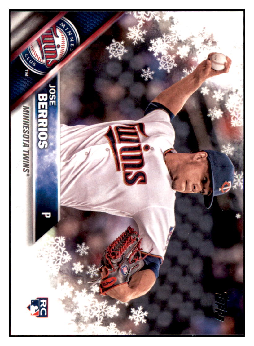 2016 Topps Update Chrome Jose
  Berrios  Minnesota Twins #HMT37
  Baseball card   MATV2 simple Xclusive Collectibles