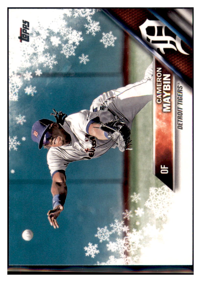 2016 Topps Update Cameron Maybin Detroit Tigers #US97 Baseball card MATV2 simple Xclusive Collectibles