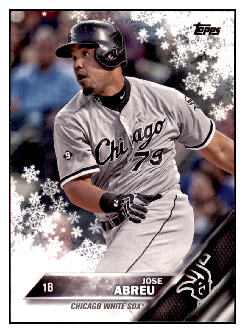 2016 Topps Holiday Jose Abreu  Chicago White Sox #HMW11 Baseball card   MATV2_1a simple Xclusive Collectibles