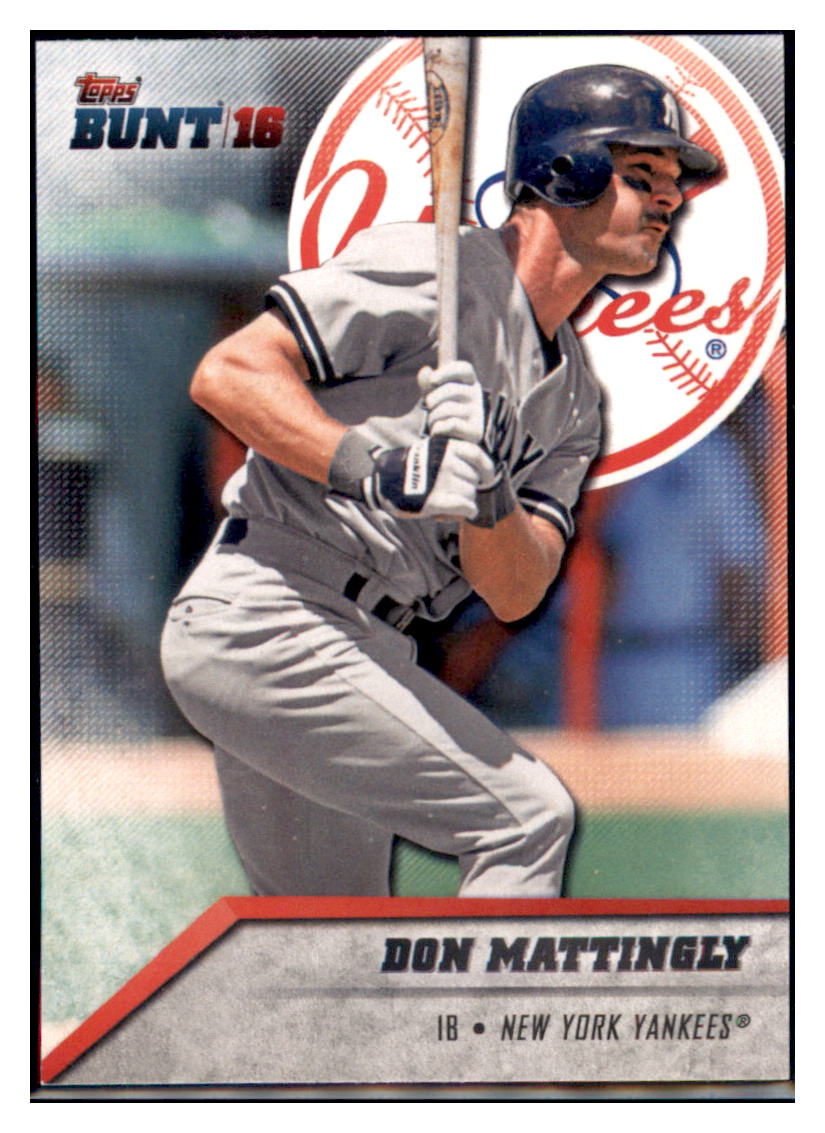 2016 Topps Bunt Don Mattingly  New York Yankees #41 Baseball card   MATV2 simple Xclusive Collectibles