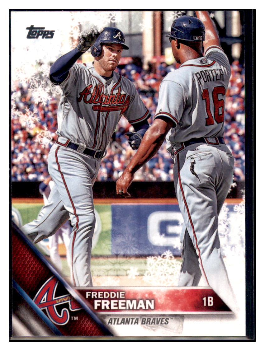 2016 Topps Freddie Freeman  Atlanta Braves #10 Baseball card   MATV2 simple Xclusive Collectibles