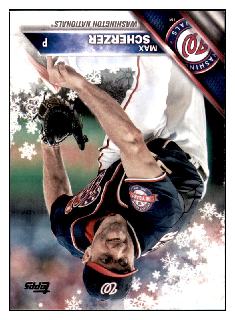 2016 Topps Max Scherzer Washington Nationals #209 Baseball
card MATV2_1a simple Xclusive Collectibles