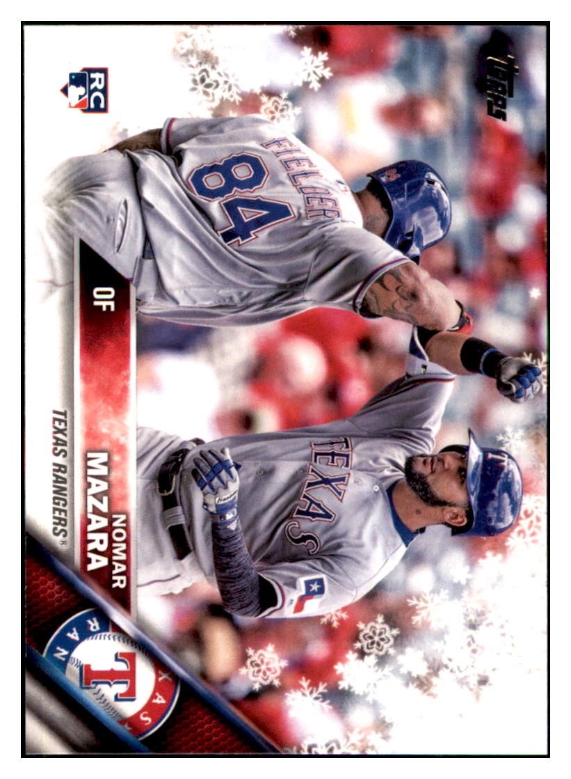 2016 Topps Update Nomar Mazara Texas Rangers #US158 Baseball card MATV2_1a simple Xclusive Collectibles