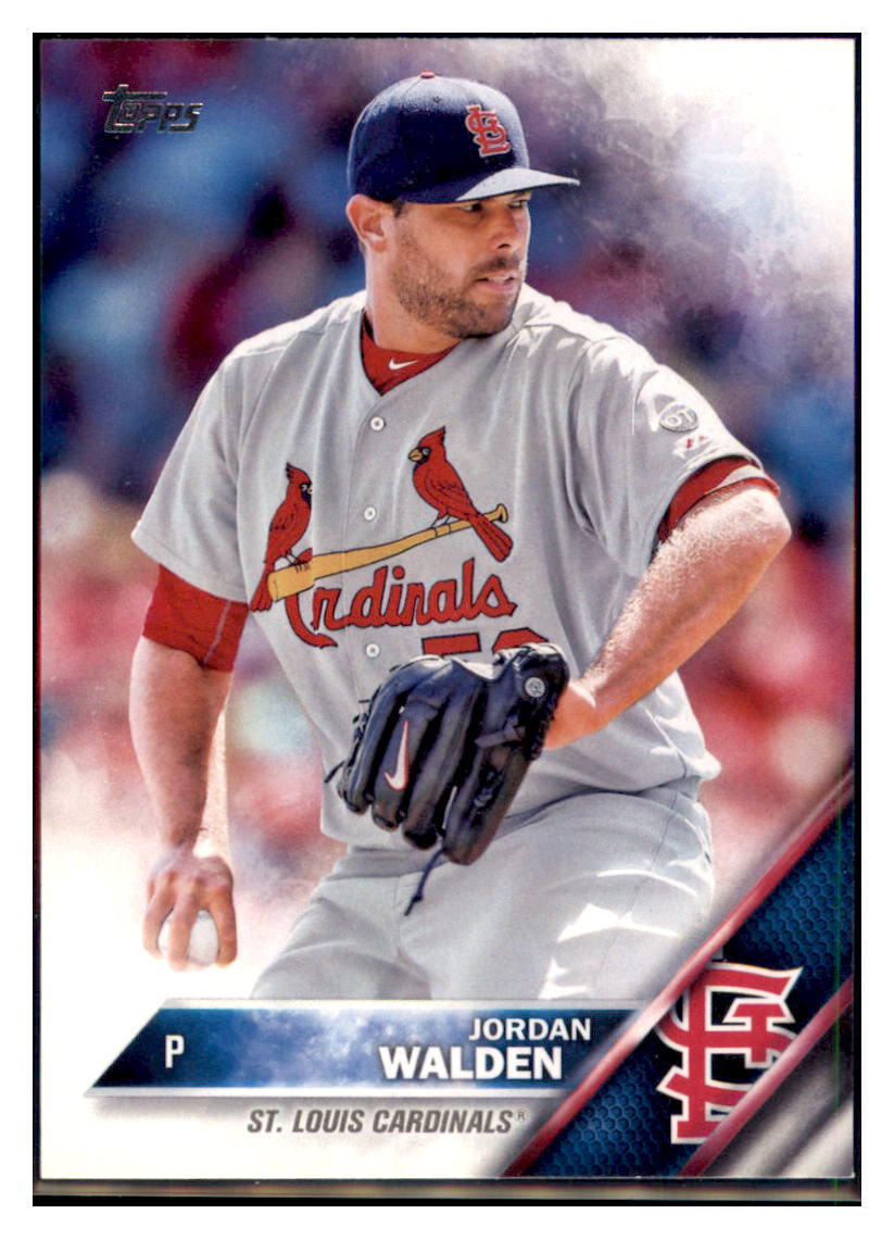 2016 Topps Jordan Walden  St. Louis Cardinals #106 Baseball card   MATV2 simple Xclusive Collectibles